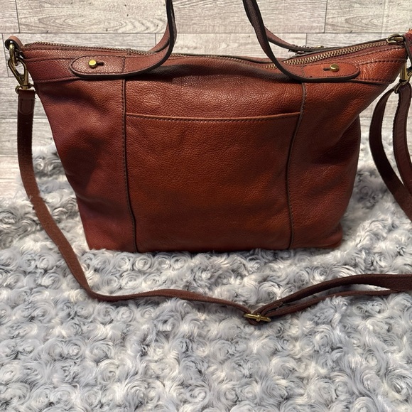 Fossil Sadie Brandy Leather Crossbody Bag - Picture 2 of 16